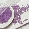 Cuentas Bobo de Vidrio de 3 mm Cuentas Aurora Cuentas de Burbuja No Porosas Decoraciones para Uñas Accesorios Hechos a Mano para DIY Cuentas Sueltas