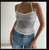 2022 Amazon Aliexpress Sexy Camisola Ajustada Moda Versátil Estilo Sexy sin Espalda