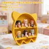 Decoração de Casa de Bonecas com Laço 3D Modelo de Armário Suporte de Exibição Multicamadas Brinquedo Bule Camada de Exibição de Perfume Prateleira de Exibição em Camadas