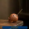 Adorno de Mascota de Té de Arcilla Púrpura Dehua, Juguete de Té Animal Pixiu del Zodiaco, Soporte para Incienso, Mascota de Té Pequeña que Cambia de Color
