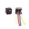 80AJD1912/JD2912 12V/24V 4 pies/5 pies con soporte de montaje con zócalo para relé de automóvil