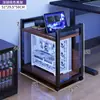 Suporte para Gabinete de Computador, Rack de Armazenamento Simples de Caixa Móvel em Camadas, Carrinho Minimalista para Debaixo da Mesa