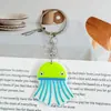 Llavero de goma suave de PVC de la serie vida marina de dibujos animados, colgante para bolso, colgante decorativo, llavero, diseño personalizado creativo
