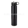 Exclusivo transfronteiriço direto da fábrica para Copo Espacial de Aço Inoxidável de Camada Única de 24 oz, tampa esportiva, tampa com canudo, tampa portátil