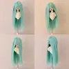 Peluca para Muñeca BJD, Cabello Largo Recto Suave Tipo Seda con Flequillo Largo, Cabello Personalizable para Muñecas de 346 Puntos, Accesorio para Vestir