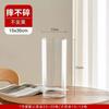 Venta directa jarrón de plástico de bambú rico nivel alto transparente grueso adornos de jarrón estilo viento hidropónico recto acrílico