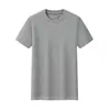 Camiseta de Manga Corta con Cuello Redondo para Adelgazar los Hombros Estampado Personalizado Logo Sentido Fresco Protección Solar Absorción de Humedad Secado Rápido Ropa de Trabajo Personalizada