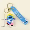 Llavero colgante de Stitch transfronterizo, figura de goma blanda de dibujos animados, regalo de vacaciones, pequeño regalo creativo, personalizable