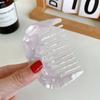 Xinzhimeng Joyería Japonesa y Coreana Simple Textura de Mármol Ácido Acético Forma de U Peine para el Cabello Accesorios para el Cabello de Niña Peine Portátil