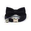 2022 Pet Cat Collar Metal Fivela Gravação INS Estilo Preto Veludo Cat Collar com Sino Cat Collar