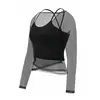 Conjunto de Yoga para Mujer para Tensar el Abdomen y Levantar las Caderas, Sensación de Segunda Piel, Sin Costuras, Secado Rápido, Transpirable, Conjunto de Dos Piezas para Mujer para Gimnasio, Levantamiento de Pesas, Pilates, Otoño