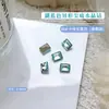 Pedras Strass Pontiagudas Azul Gelo Marinho para Nail Art, Acessórios de Diamante Grande Azul Lago Banhado a Raio Ultra-Rápido em Formato de Borboleta