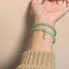 Pulsera de cascabeles con colgante de perla de hongo pequeño paso a paso pulsera prohibida pulsera Hanfu antigua al por mayor una generación de cabello