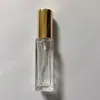 Atacado de Fábrica Frasco de Perfume Quadrado de Vidro Transparente Frasco Cosmético Vazio de Vidro Cristal Spray Engarrafado Frasco Vazio