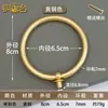 Manija de Anillo Redondo de Cobre Puro Estilo Chino Nuevo Manija de Cajón de Latón Accesorios de Ferretería para Muebles Retro Tirador de Anillo para Cajón de Botiquín de Medicina China