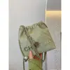 Bolso Cubo de Cadena Estilo Tweed para Mujer 2024 Verano Nuevo Bolso de Mujer Textura Estilo Extranjero Bolso de Hombro Único Cruzado Bolso de Comercio Exterior