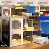 Jaula para Gatos con Cajón Sanitario Tipo Cajón, Un Espacio Grande, Una Habitación, Una Sala de Estar y Un Baño, Nido para Gatos en Casa y Villa para Gatos