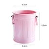 Porta-Canetas de Ferro, Balde de Armazenamento de Papelaria de Grande Capacidade para Mesa para Estudantes, Balde Decorativo Colorido de Ferro para Pincéis de Maquiagem em Casa