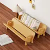 Soporte de Libro de Madera Estante de Almacenamiento de Escritorio Estante Lateral para Escritorio de Estudiante Soporte de Libro para Leer Junto a la Ventana Estante para Libros Ilustrados de Ventana Abuhardillada
