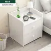 Mesita de noche moderna y sencilla, pequeño mueble de dormitorio para el hogar, mueble de almacenamiento para viviendas de alquiler, estante de mesita de noche