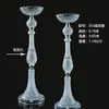 Adereços de Casamento Suporte de Flor de Gelo de Cristal Decoração da Mesa Principal Suporte de Flores para Mesa do Salão de Casamento Vaso Europeu Ornamentos de Ferro