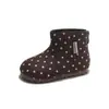 Botas de Moda para Niñas 2026 Botines Retro de Lunares para Niña Pequeña Botines Cortos de Moda Botas Martin para Bebé sin Cordones Botas Individuales Antideslizantes