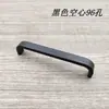 Estilo Simples Alumínio Espacial Liga de Alumínio Espacial Espessa Sólida Puxador de Porta de Guarda-roupa Gabinete Gaveta Puxador Oco de Grau de Engenharia