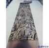Posicionamento de Vestido Europeu e Americano Tecido de Renda com Lantejoulas Bordadas Malha Tecido de Renda com Lantejoulas para Noiva