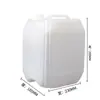 Barril quadrado de fertilizante solúvel em água 10L L L barril empilhável barril de ureia plástica barril de embalagem líquida 10kg barril de solução enzimática espessada