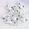 Botones de Animales Cachorros de Dibujos Animados Cuentas de Cerámica Hecho a Mano DIY Joyería Pulseras Accesorios para Ropa Materiales Colgantes de Cuentas Sueltas