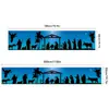 Nuevos Banners Navideños Transfronterizos, Decoraciones para Celebración de Fiesta Navideña, Tela de Fondo para Escenario, Banderines Colgantes