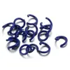 Llavero de anillo de plástico de colores Accesorios para abalorios DIY Colgante de anillo de resorte Gancho de campana Materiales para cadena de teléfono móvil