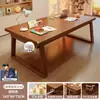 Escritorio de biblioteca, mesa de lectura, uso doméstico, adecuado para salas de estar, mesa larga grande, escritorio de estudio para dos personas, mesa de estudio y entrenamiento para estudiantes