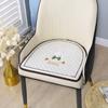 Nuevo Cojín Universal para Silla de Comedor en Forma de Herradura para Cuatro Estaciones Cojín para Asiento de Taburete Funda de Cojín para Silla de Restaurante Cojín Antideslizante para Asiento