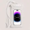 Câmera subaquática bolsa de airbag para celular bolsa à prova d'água fonte termal natação celular universal tela sensível ao toque snorkel capa à prova d'água