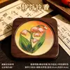 Patrón DIY Dunguang para el Año del Caballo, Kit de Materiales para Posavasos de Pintura Esmaltada, Regalo Hecho a Mano de Cloisonné Patrimonio Cultural Inmaterial
