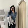 Camiseta básica de terciopelo Aijimi de 16 colores con cuello medio alto para otoño e invierno, top liso para mujer, camiseta básica de doble cara cepillada adelgazante para mujer