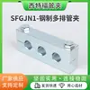 Sfgjn1-Braçadeira de Tubo Multi-Fileira de Aço Braçadeira de Tubo Multi-Fileira de Aço Braçadeira de Tubo de Aço Inoxidável Braçadeira de Tubo de Aço Multi-Fileira com Furo Único