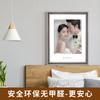 Combinação de Arte Moderna, Produto Acabado Sofisticado, Foto de Casamento Estéreo, Porta-Retrato Retangular Simples Sofisticado, Personalização para Pendurar na Parede