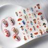Nuevos Stickers para Uñas de Arte de Uñas de Bambú con Tinta Antigua Minimalistas y Elegantes con Adhesivo Decoraciones Calcomanías de Moda China Lote Mixto