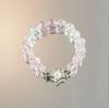 Pulsera de Mariposa Amor Flor Otoño Nueva Pulsera de Cristal de Mariposa para Mujer, Diseño de Nicho, Estilo Ins, Joyería de Pulsera para Estudiante de Alta Gama