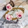 Alto nível artificial flor estrela lua rosa casamento estrada guia arranjo de flores sala estar decoração casamento decoração foto flor falsa