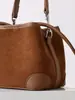 Nova Mini Bolsa Saco Retro Maillard Fashion em Couro Fosco com Cordão, com Acabamento de Luxo e Versátil para Ombro