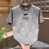 Camiseta de manga corta tie-dye para hombre, diseño de verano 2026, top casual, ropa de hombre moderna estilo americano, manga media