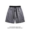 Shorts de Seda de Gelo Masculinos Verão Fino Secagem Rápida Calças Esportivas Estilo Americano Marca de Moda Simples Solto Basquete Calças Casuais