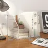 Estante de Almacenamiento de Archivos de Escritorio, Organizador de Archivos, Caja de Almacenamiento de Archivos, Colección de Artículos de Oficina, Estante de Archivos Multicapa de Gran Capacidad