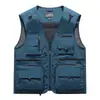 Chaleco de Malla de Secado Rápido para Hombre, Nuevo, Primavera y Otoño, Casual, para Exteriores, con Múltiples Bolsillos, para Pesca, Fotografía 8512