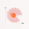 Margaritas Oreja de Conejo Frescas al por Mayor, Flores en Forma de Corazón, Fresas Hechas a Mano para Ropa DIY, Accesorios para Zapatos y Sombreros, Adornos Florales