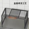 Estante de Almacenamiento para Cocina, Estante para Colocar Microondas, Horno y Arrocera en la Parte Superior del Refrigerador, Estante Retráctil Multifuncional para Almacenamiento de Ollas