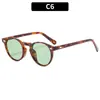 Moda Europea y Americana Retro Uñas de Arroz Ovaladas Gafas de Sol Versátiles Protección Solar para Exteriores Fiesta Vacaciones Gafas de Sol de Moda Transfronterizas